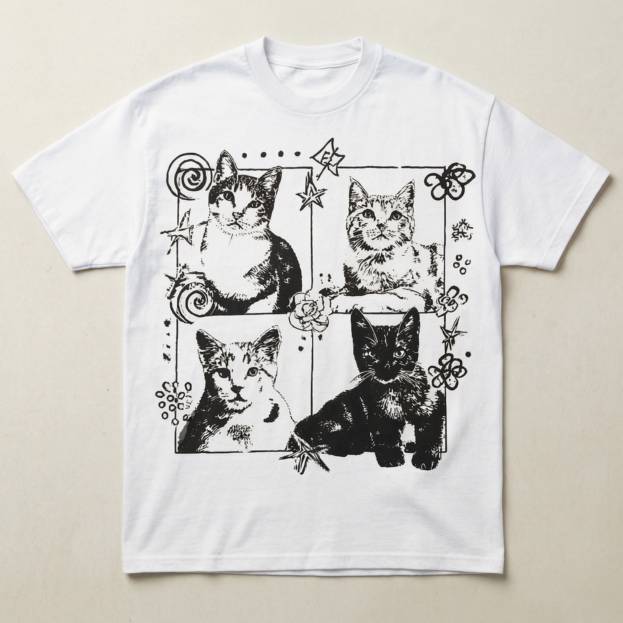 Star Cat standard tee